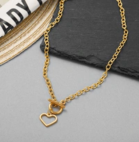 Heart Style Chain - Gold